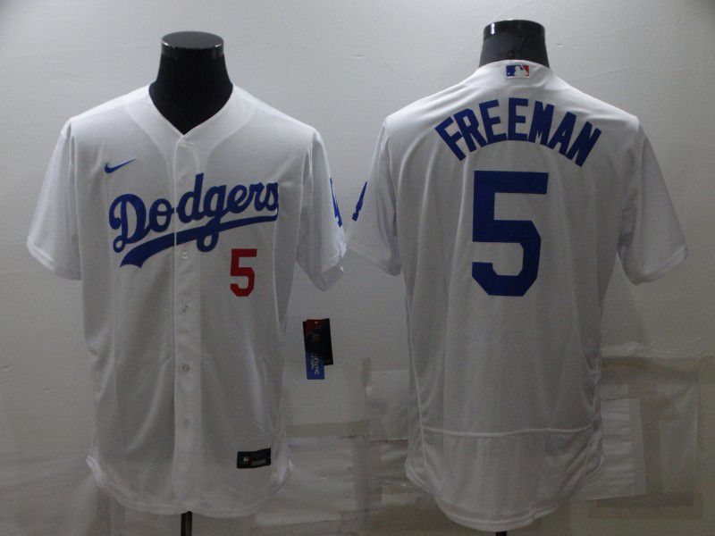 Men Los Angeles Dodgers #5 Freddie Freeman White Nike Elite 2022 MLB Jersey->women nfl jersey->Women Jersey
